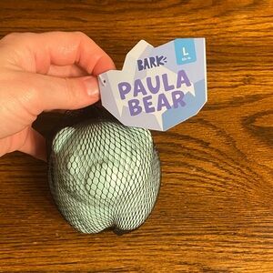 Bark Paula Bear Light Blue Dog Toy